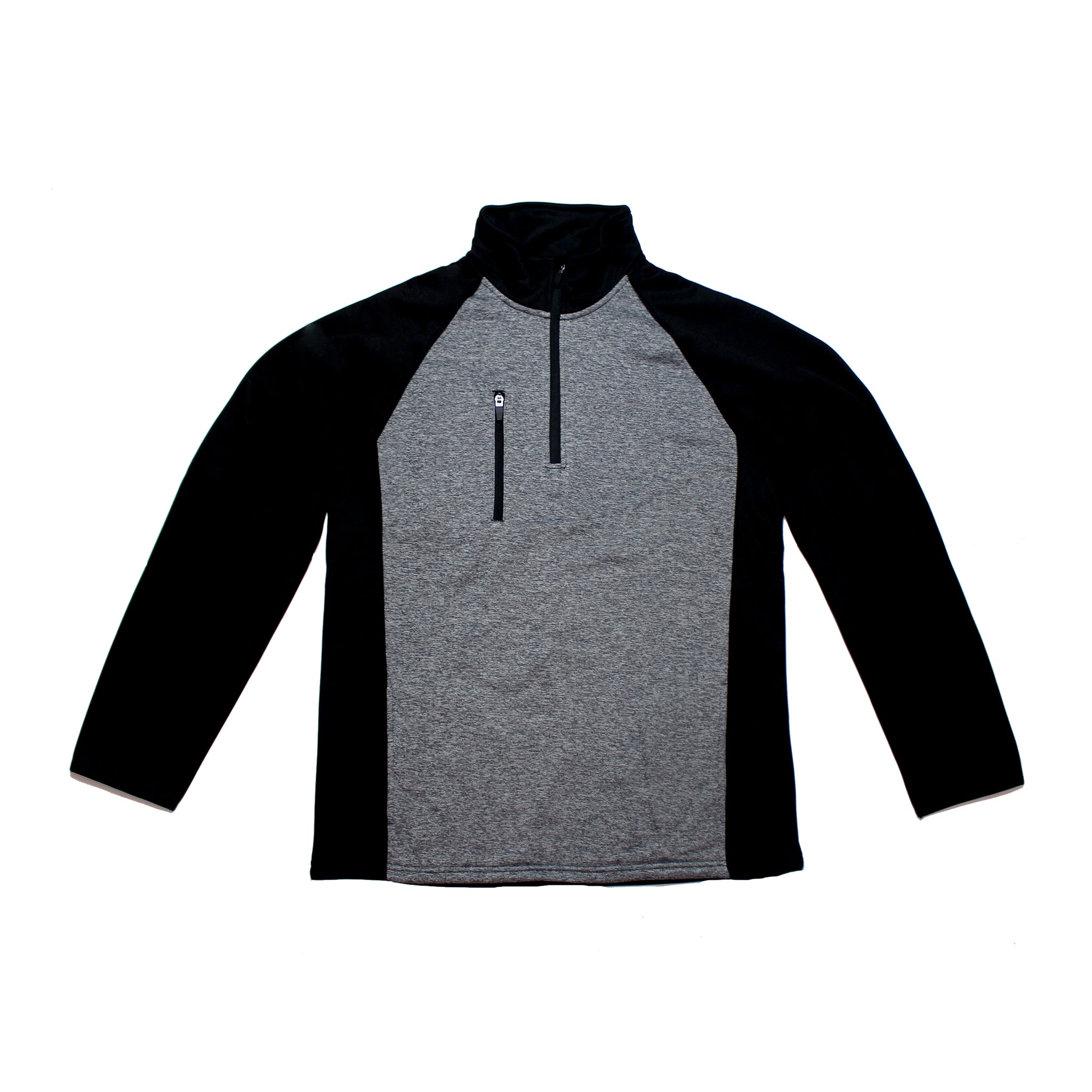 Men's Poly-Flex ¼ Zip Pullover with Heather front panel – The