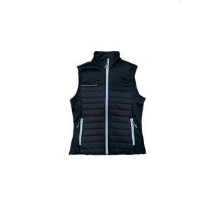 Ladies black hot sale quilted vest
